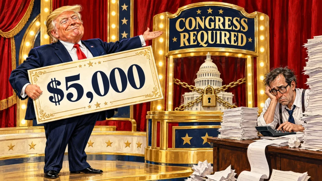 The $5,000 dividend comes with a very expensive if.
