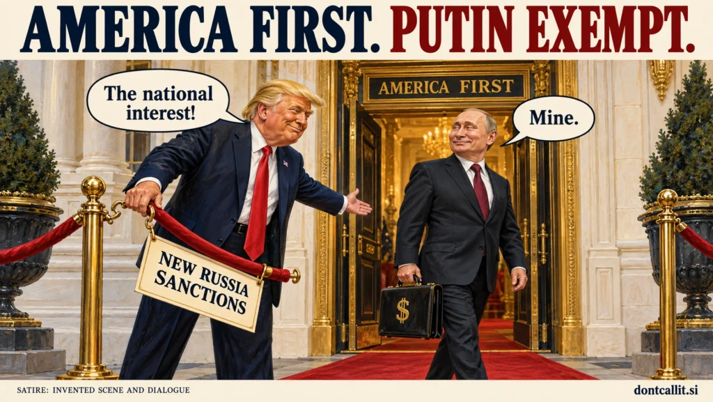 America First. Putin Exempt.