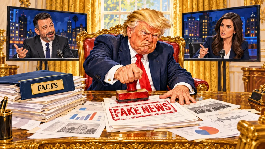 Fake news: the facts forgot to kiss his ass.