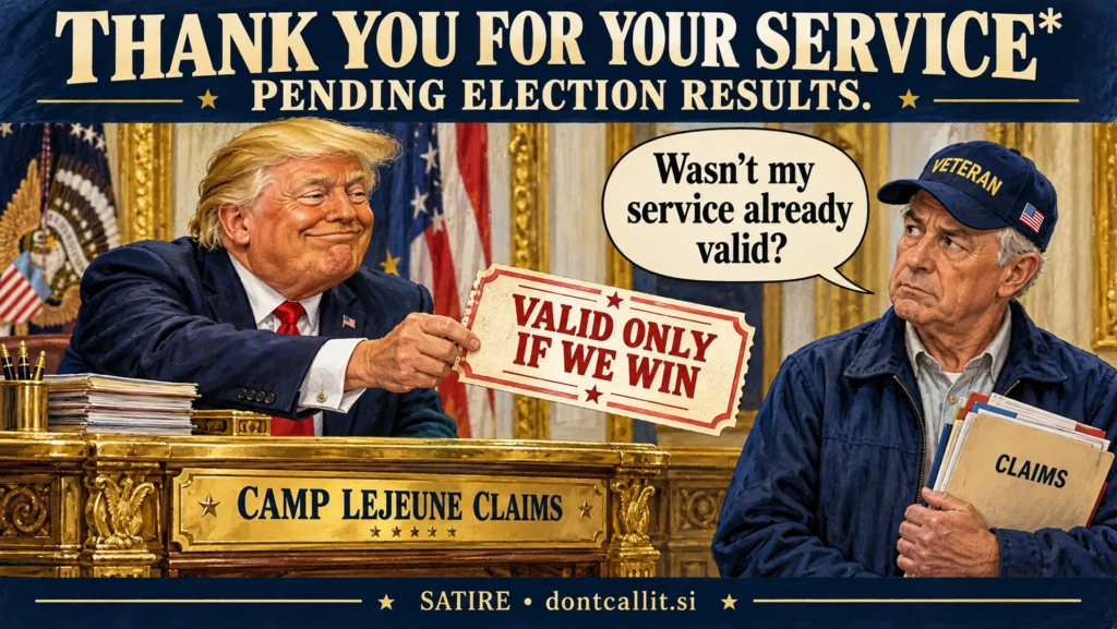 Thank You for Your Service. Pending Election Results.