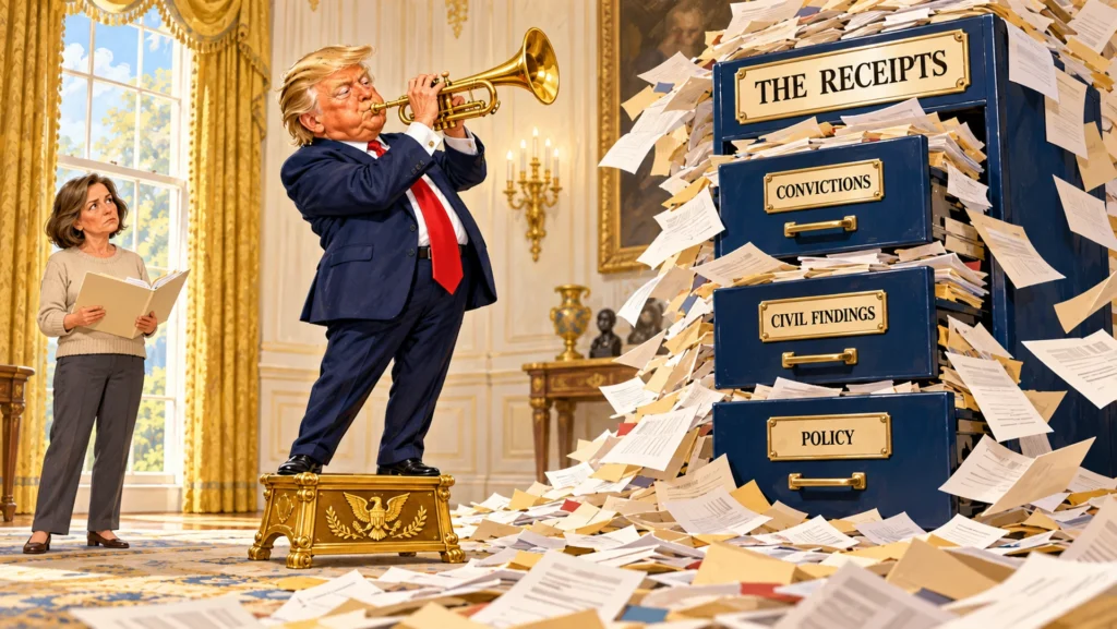 Trumpet Baby's greatest hits. The bullshit has receipts.